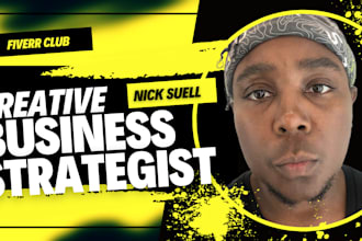 be your business strategist and creative director to help you scale business