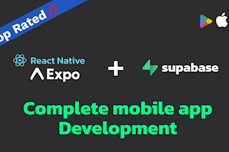 do mobile app development using react native and supabase