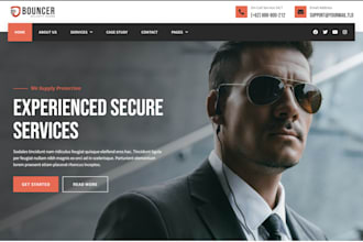 create private security website, security website, bodyguard, security guard