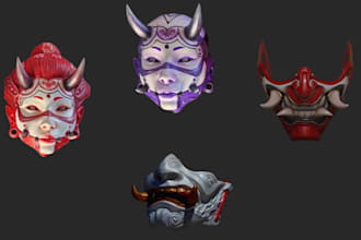 do 3d halloween oni darth vader storm trooper horror mask model for 3d printing