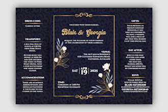 design elegant wedding invitation card