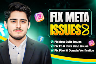 fix meta errors and set up your facebook ad account, business manager and pixel