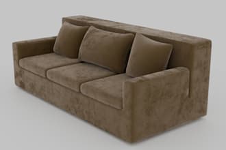 create professional 3d furniture modeling and interior rendering