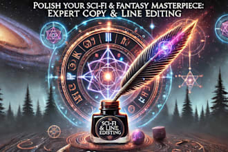 copy and line edit your sci fi and fantasy manuscript