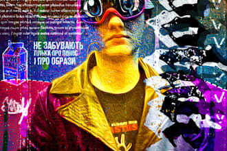 create a unique poster for an event, tour, concert or movie