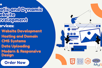 design responsive and modern webiste