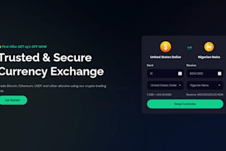 develop crypto exchange website, investment, crypto news website, ico launchpad