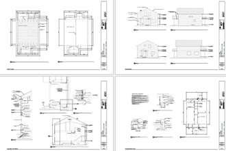 do michigan city permit architectural 2d floor plan, blueprints, hvac, mep