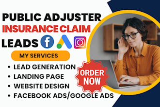 public adjuster leads public adjuster insurance leads public adjuster website