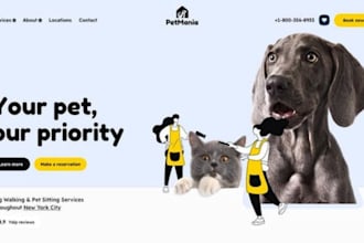 design pet store pet product shopify store, pet food shopify store pet clothing