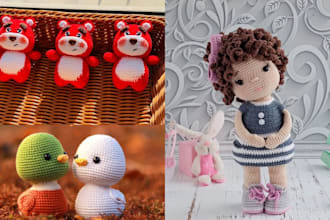 write an amigurumi crochet pattern for valentines knitting toy crochet gift