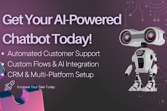 develop ai powered chatbots for your website or business