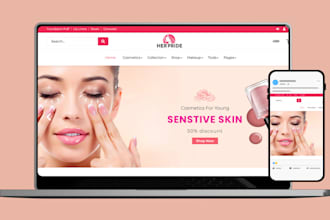 design captivating skin care shopify store skin care store spa beauty website
