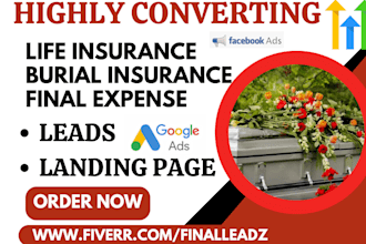 generate life insurance burial insurance final expense health care leads via ghl
