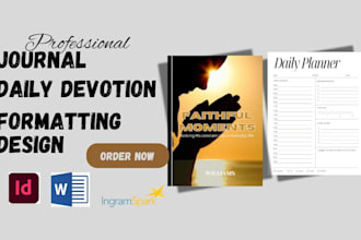 format, design, prayer journal, daily devotion, christian book design, planner
