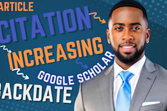 increase citation on google scholar backdate research article writing publishing