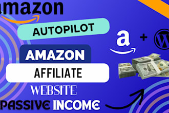 create amazon affiliate autopilot website for passive income