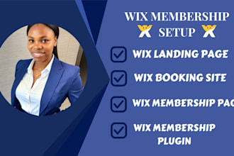 design or redesign wix website, wix membership site, wix booking system