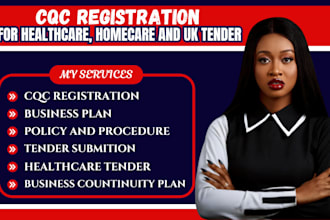 do cqc registration for nhs homecare tender and healthcare tender, UK ltd