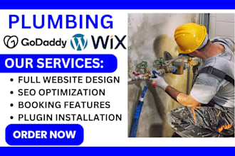 design home builder website plumbing website contractor construction website