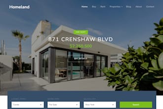 build realtor agent website, property website, idx mls integration