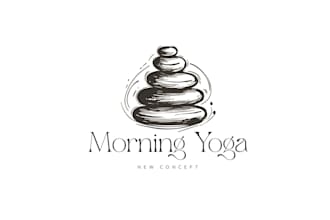 design personal yoga logo with free revision