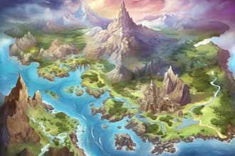 create custom fantasy map art for you