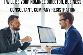 be your nominee director, business consultant, company registration