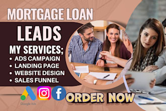 generate mortgage loan leads, mortgage lender leads mortgage broker loan leads