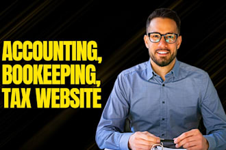 build professional accounting website, tax website or bookkeeping website