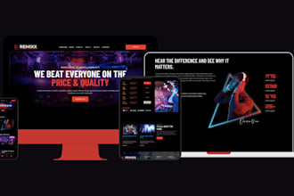 build music website, producer beat store, artist, dj, podcast record beatstars