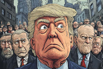 make a political and editorial cartoons