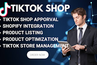 set up manage tiktok shop tiktok affiliate and tiktok shop marketing