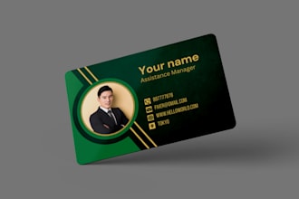 create custom business card design for you