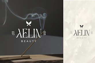 do modern minimalist professional logo design
