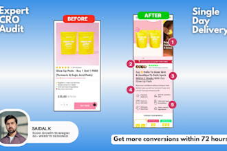 audit your website for cro optimization or landing page conversion rate review