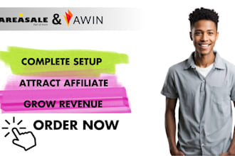 set up and optimize your affiliate program on shareasale and awin