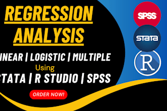 do linear, multiple, and logistic regression analysis using r, spss, stata
