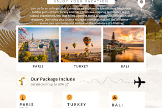 design eye catching professional travelling flyer and brochure