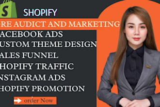 shopify store shop marketing dropshipping facebook ads seo promotion klaviyo