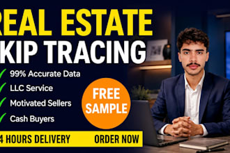do real estate skip tracing for motivated sellers and llcs