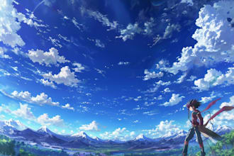 make your epic scenery anime background art