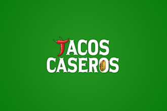do a modern minimalist taco restaurant logo design