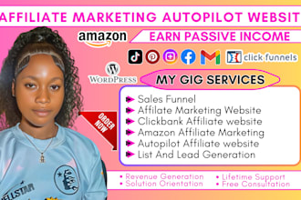 create amazon autopilot affiliate marketing website autoblog clickbank store
