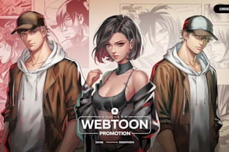 organically promote your webtoon tapas manga and  webnovel