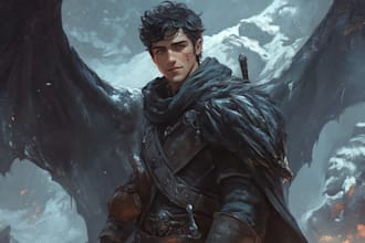 do a dnd party art and d and d character for you