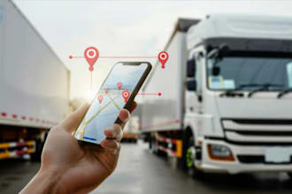 build gps tracking app, fleet management app, logistics app, transportation app