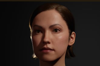 do custom 3d metahuman character for chatgpt, game, ai and animation
