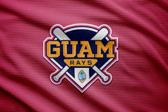 do custom baseball team logo design unique and professional