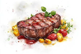 do food illustration for you